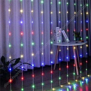 Dây đèn led chớp thác nước ngọc trai 3x2M