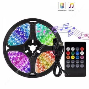 Bộ Led dán  5050 điều khiển màu RGB (cuộn=1-5M) 5-12VDC