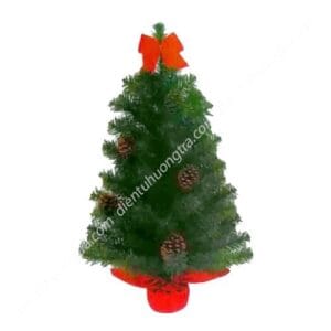 Cây Thông Mini Màu Xanh Gắng Trái Thông 6T (LP-T24G-P)