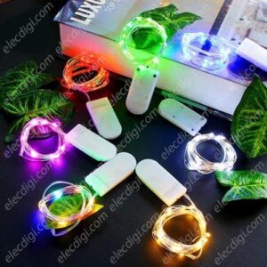 Dây Đèn Led Cước Đồng Dùng Pin CR2032 Đủ Màu