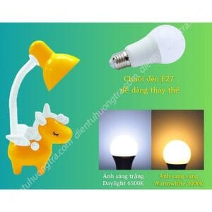 Đèn bàn học chống cận hình kỳ lân Điện Quang ĐQ DKL16