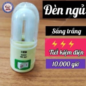Đèn Ngủ Led 3w Tròn Ánh Sáng Trắng HD-367