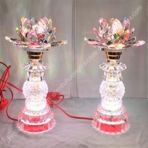 Đèn Sen 1 bông led pha lê 2T-713 (30cm)