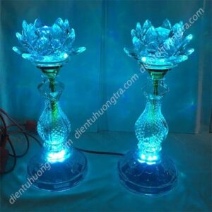 Đèn Sen 1 bông led pha lê 091 (32cm)