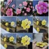 Set Hoa Đào Mai 3D Lập Thể MD10 Trang Trí Tết (Nhiều Size)